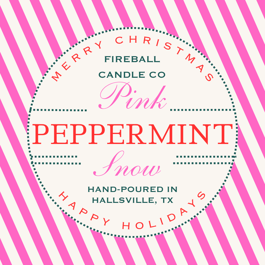 Pink Peppermint Snow