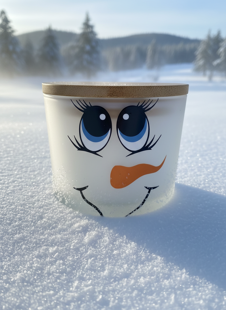 Peppermint Mocha Snowman 12 oz