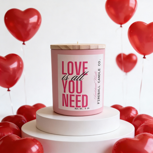 Love Is All You Need Valentine’s Candle