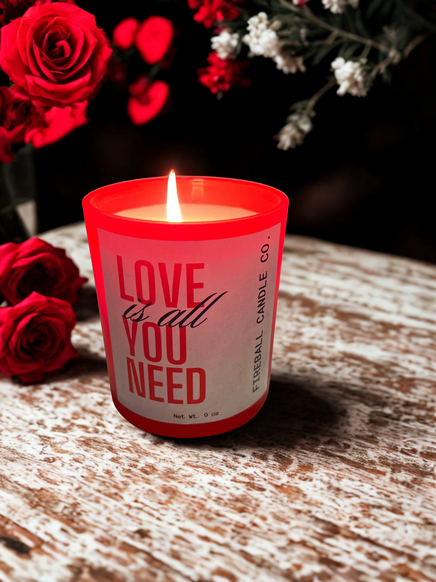 Love Is All You Need Valentine’s Candle